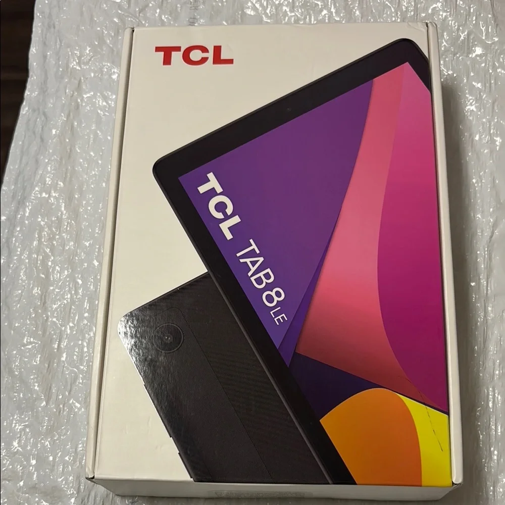 TCL Black Tablet Sleek Design Vibrant Display